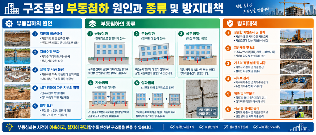 구조물의 부동침하 원인과 종류 및 방지대책 1 image 24