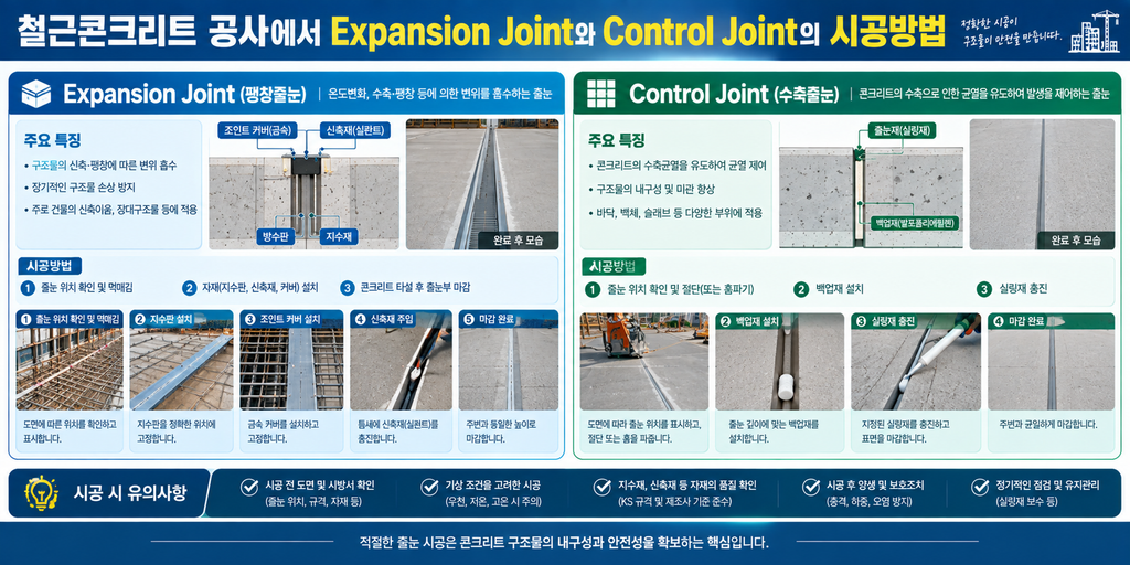 철근콘크리트 공사에서 Expansion Joint와 Control Joint의 시공방법 1 image 26